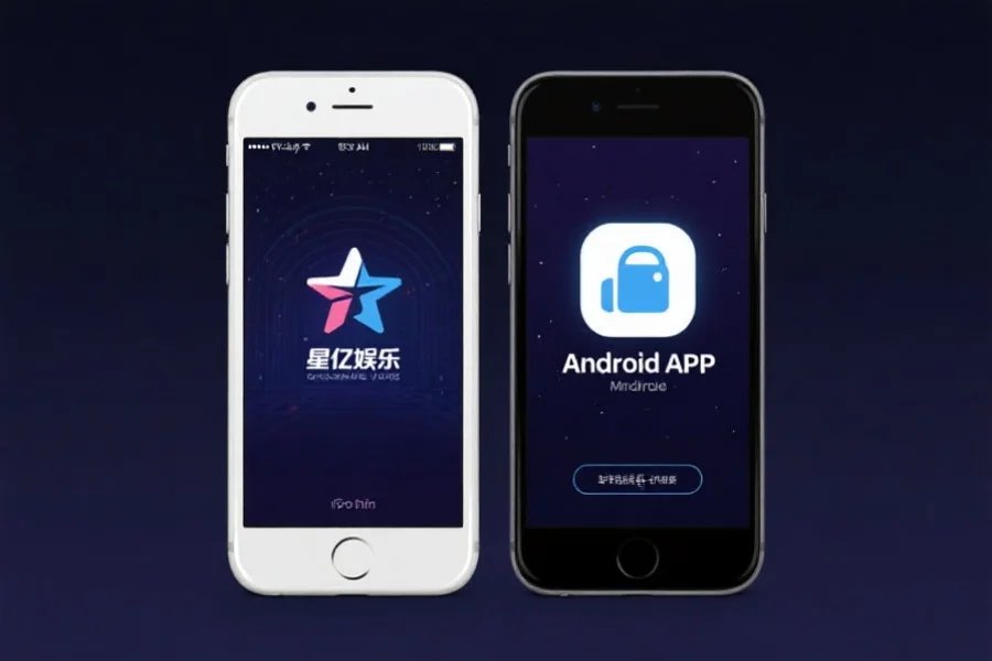 星亿娱乐APP在iOS与Android上的安装界面